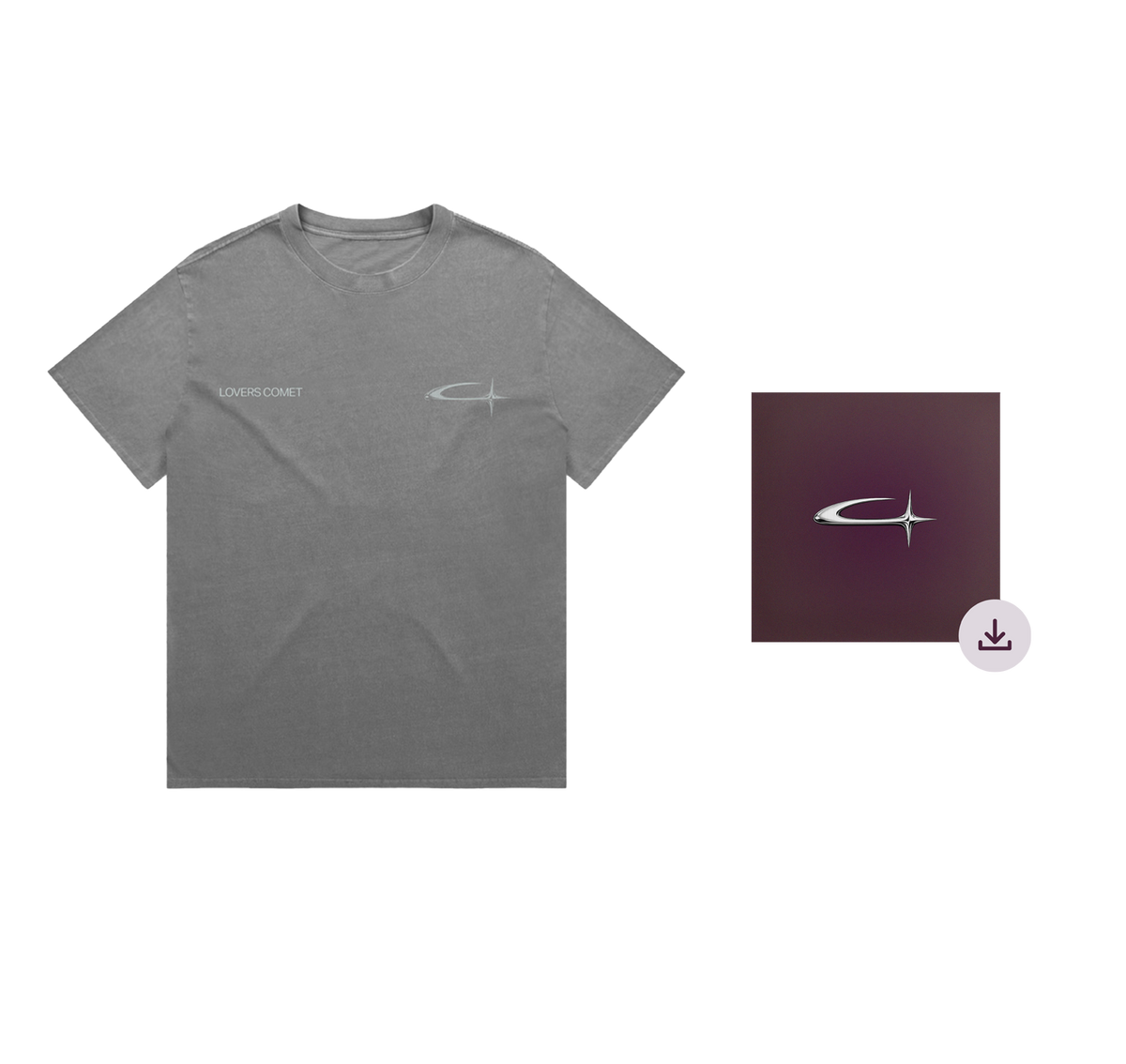 Lovers Comet T-shirt + Digital Download