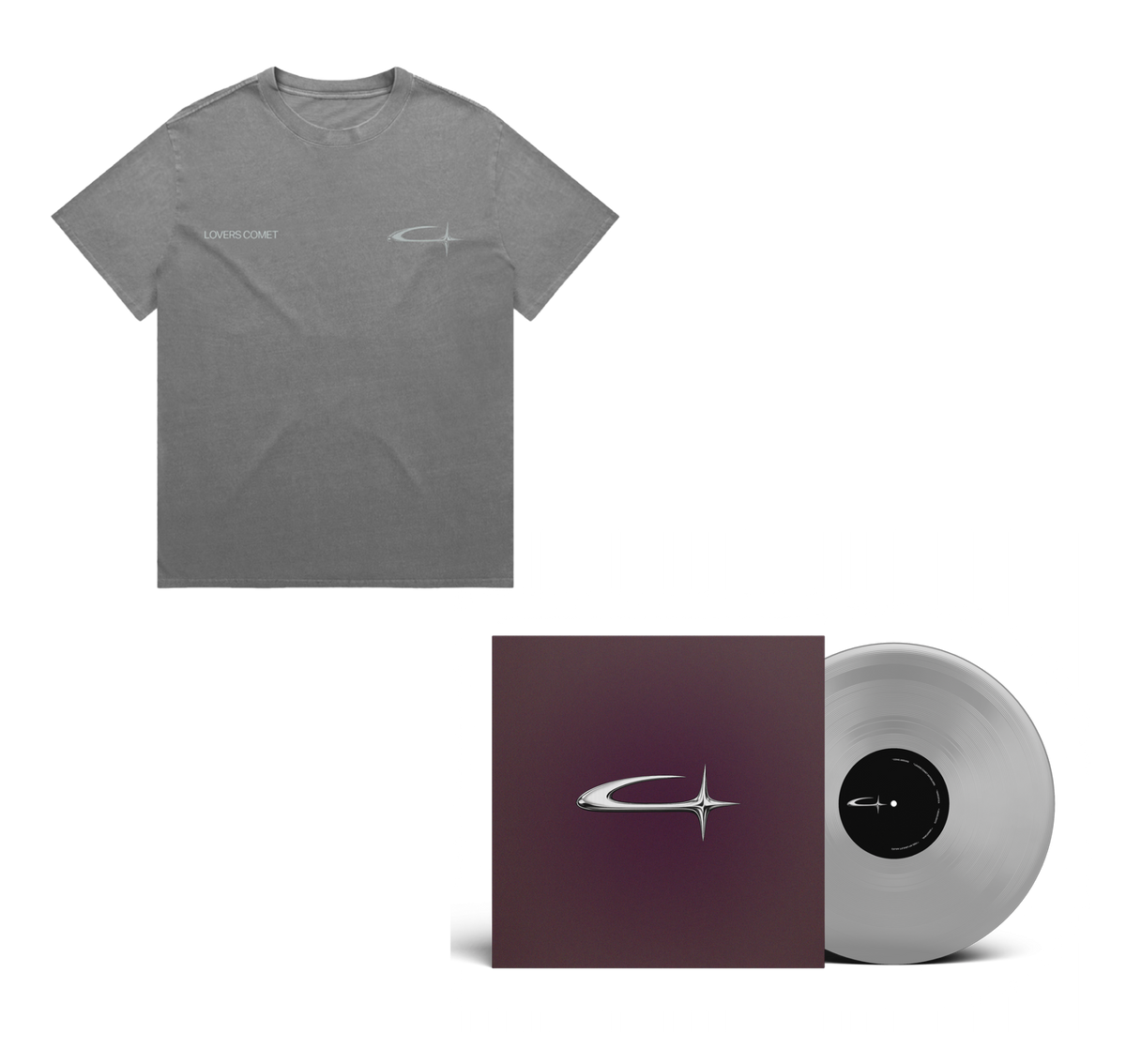 Lovers Comet Signed Silver Vinyl + T-shirt