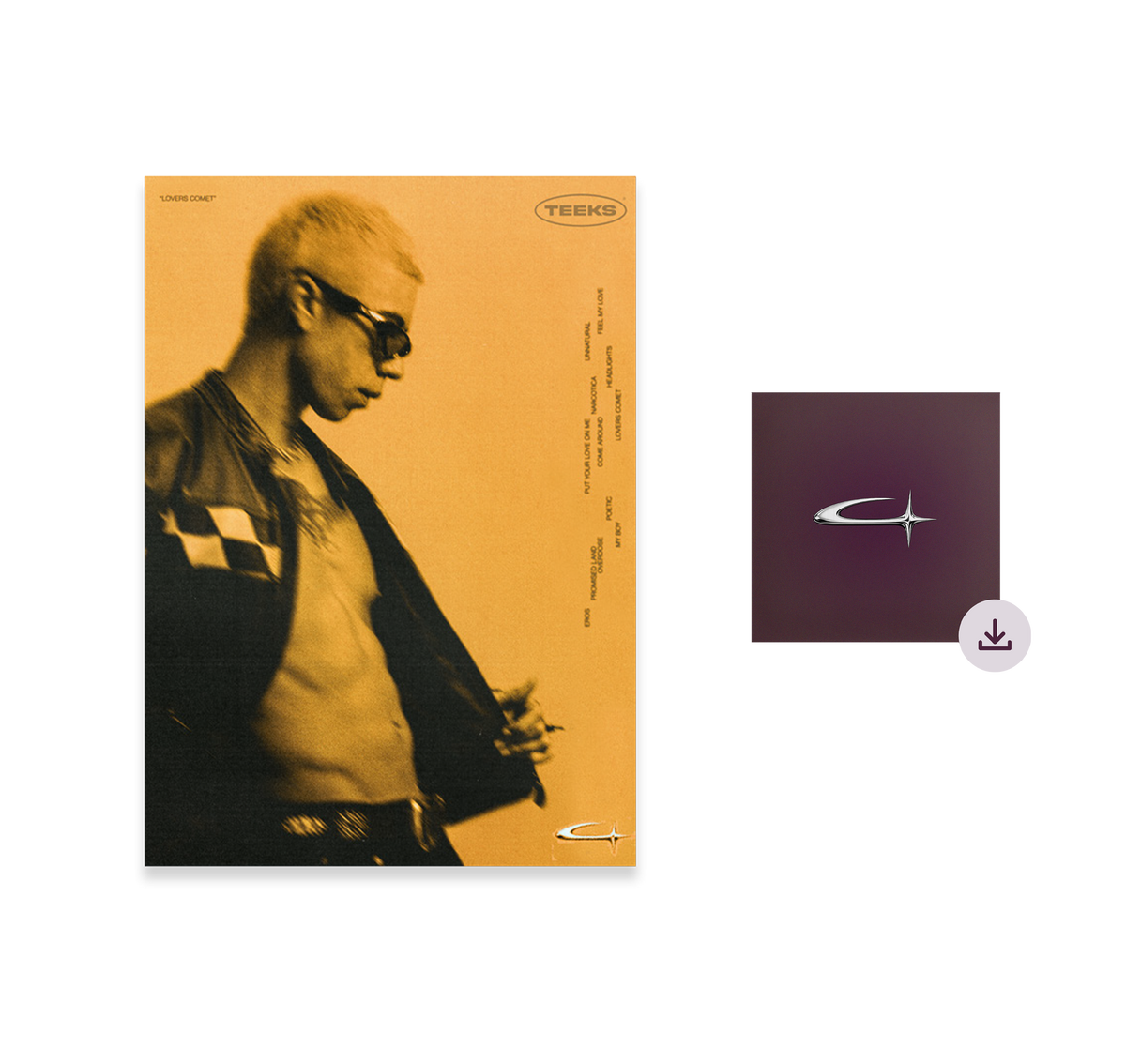 Lovers Comet A2 Poster + Digital Download